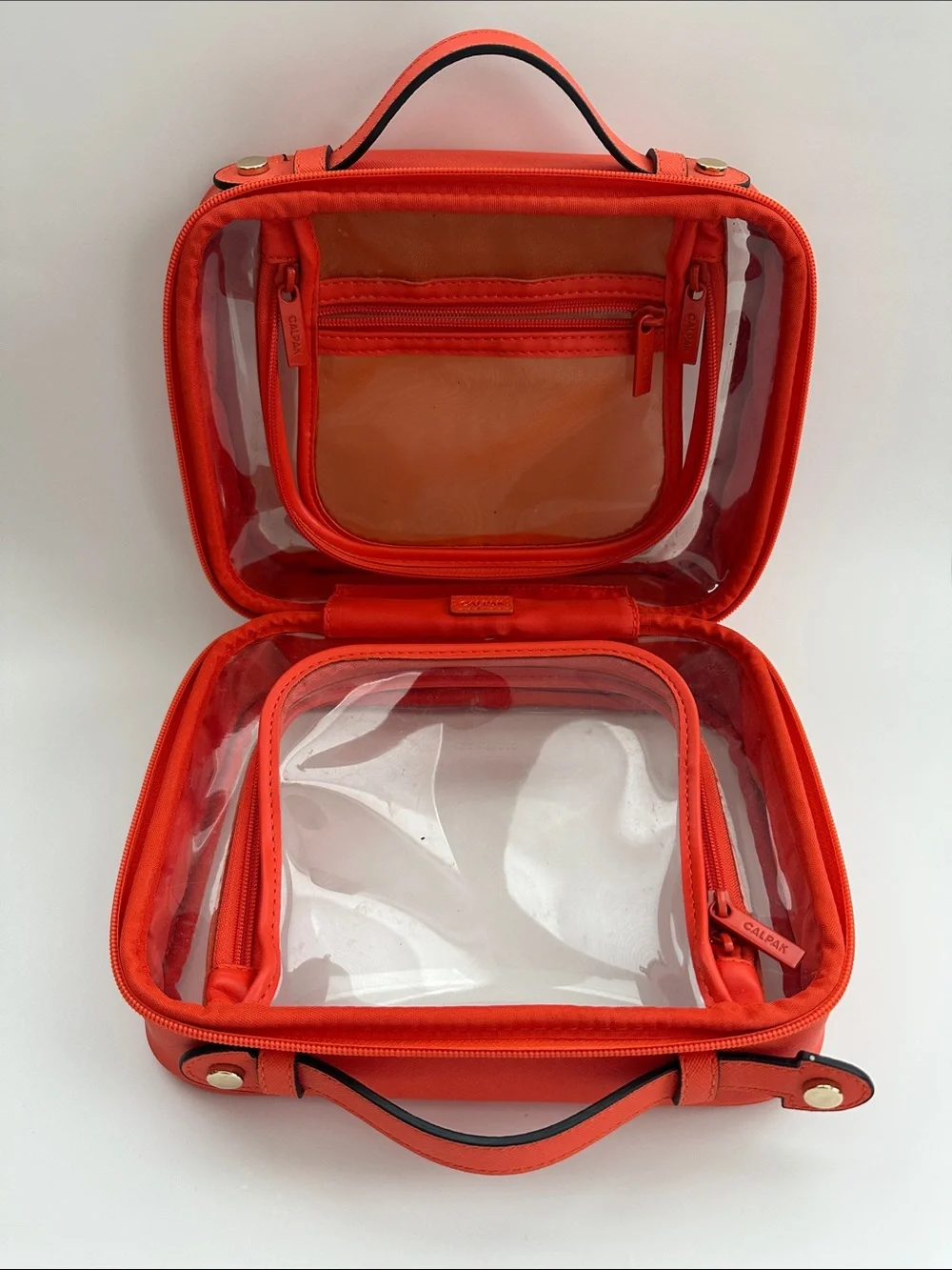 CALPAK Medium Cosmetic Case - papaya